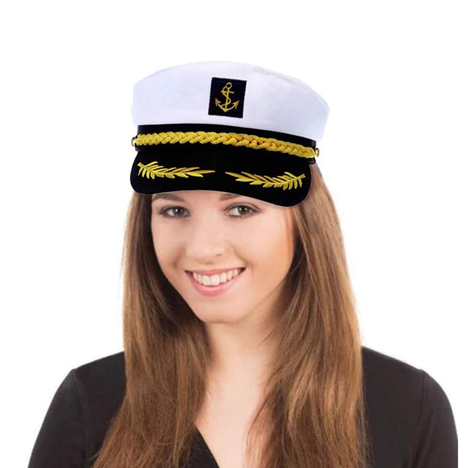 Snapback Hat Flat - Cappello da Capitano di Yacht per