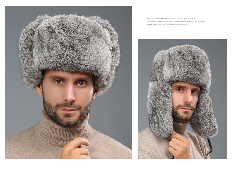 Trapper Hat Ear Flap - Cappelli bomber Moda Cina Nord-Est Grande