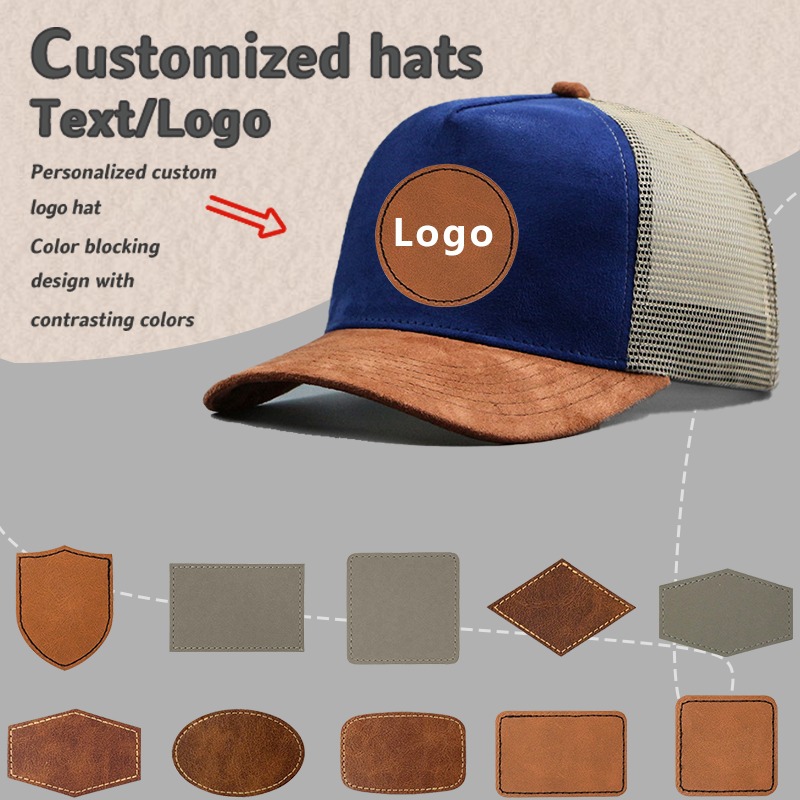 Baseball Cap Structured - Etichetta in pelle Logo personalizzato Berretto