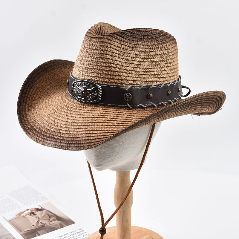 Cowboy Hat Straw - Cappello da Cowboy Estivo in Paglia