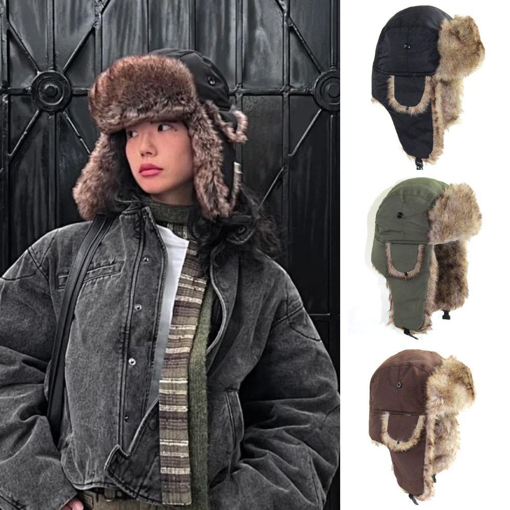 Winter Trapper Hat - 1PC Inverno Trapper Aviator Trooper Paraorecchie