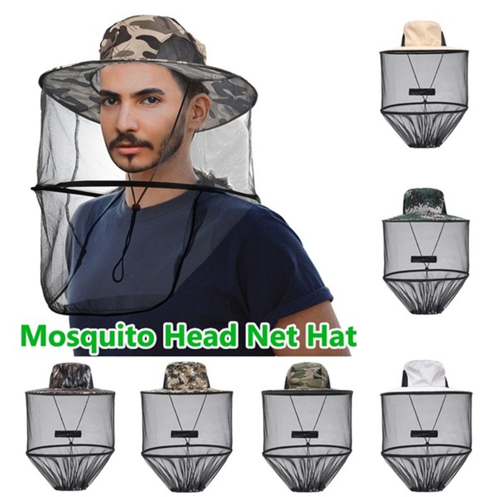 Bucket Hat Cotton - Cappello antizanzare con rete repellente per