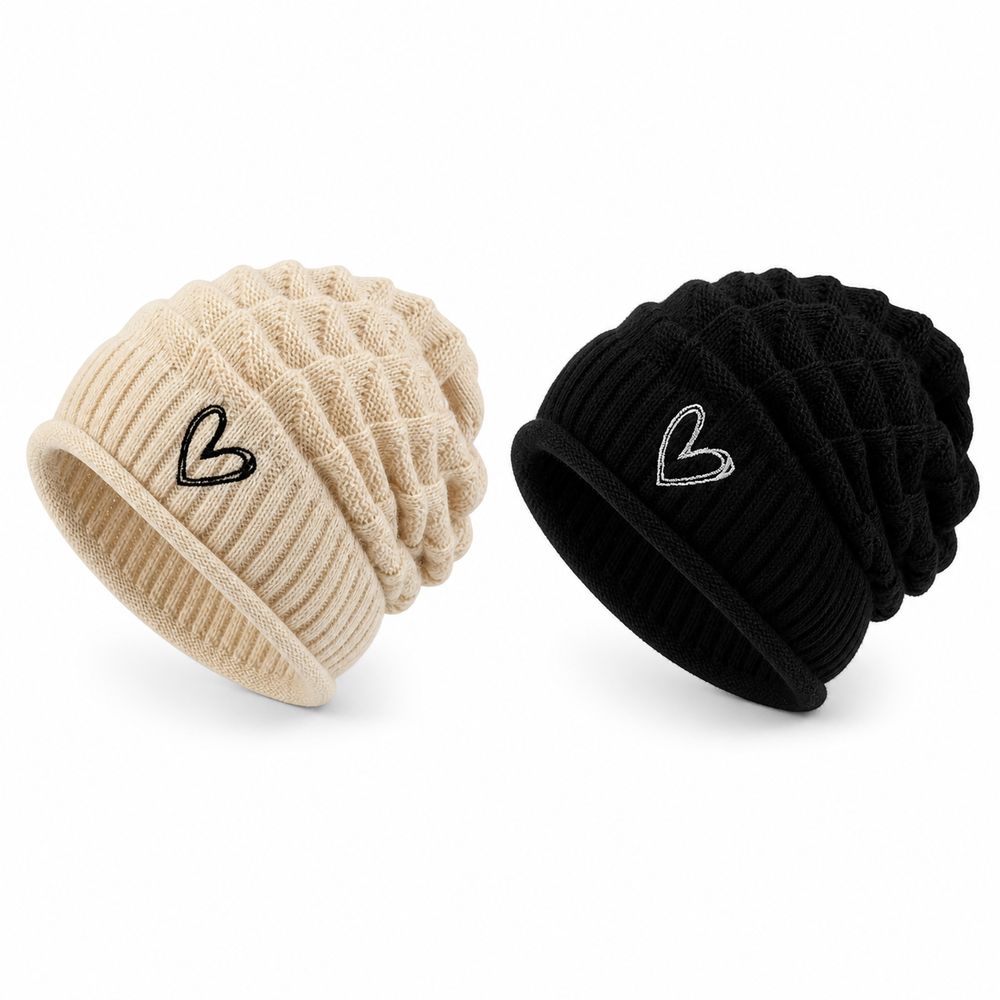 Beanie Cuffed Knit - Berretto Invernale Morbido ed Elastico con