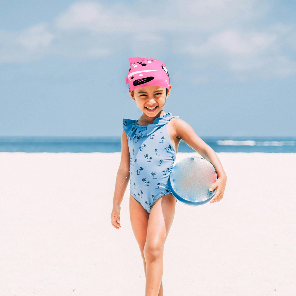 Swim Hat Silicone - 2 Pezzi Cappelli da Nuoto in