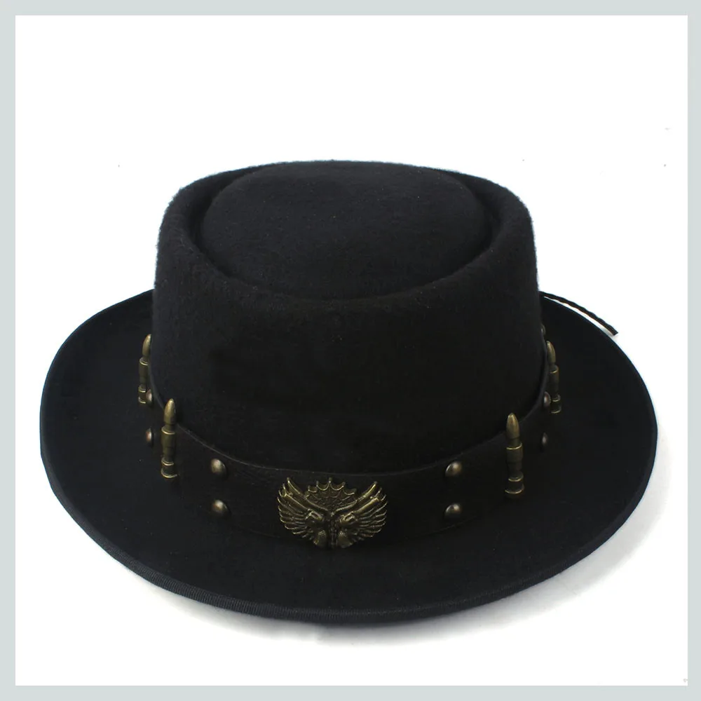 Fedora Hat Wool - Cappello Pork Pie per Uomo e