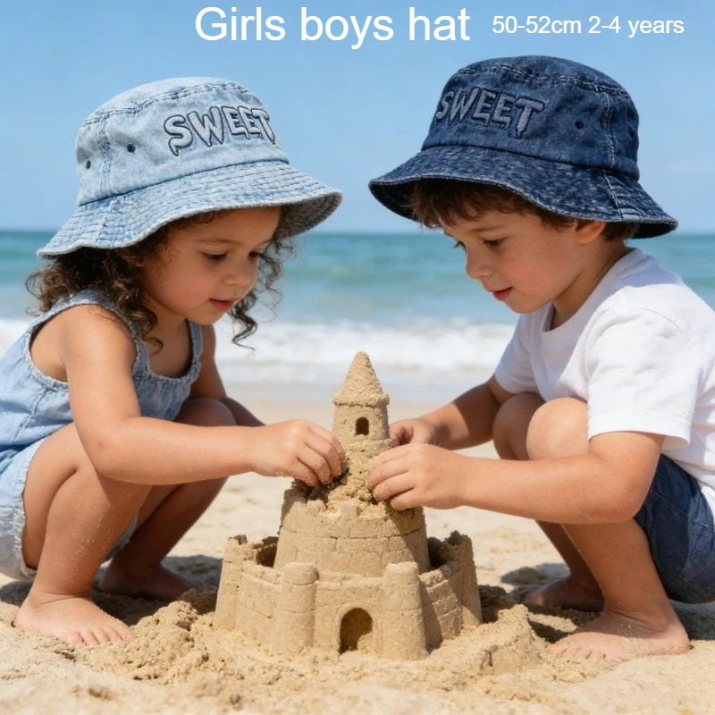 Bucket Hat Cotton - Cappello da sole per bambini in