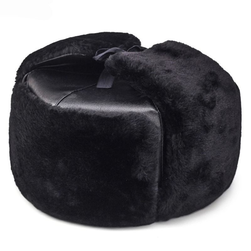 Trapper Hat Ear Flap - Caldo cappello russo spesso uomo esercito