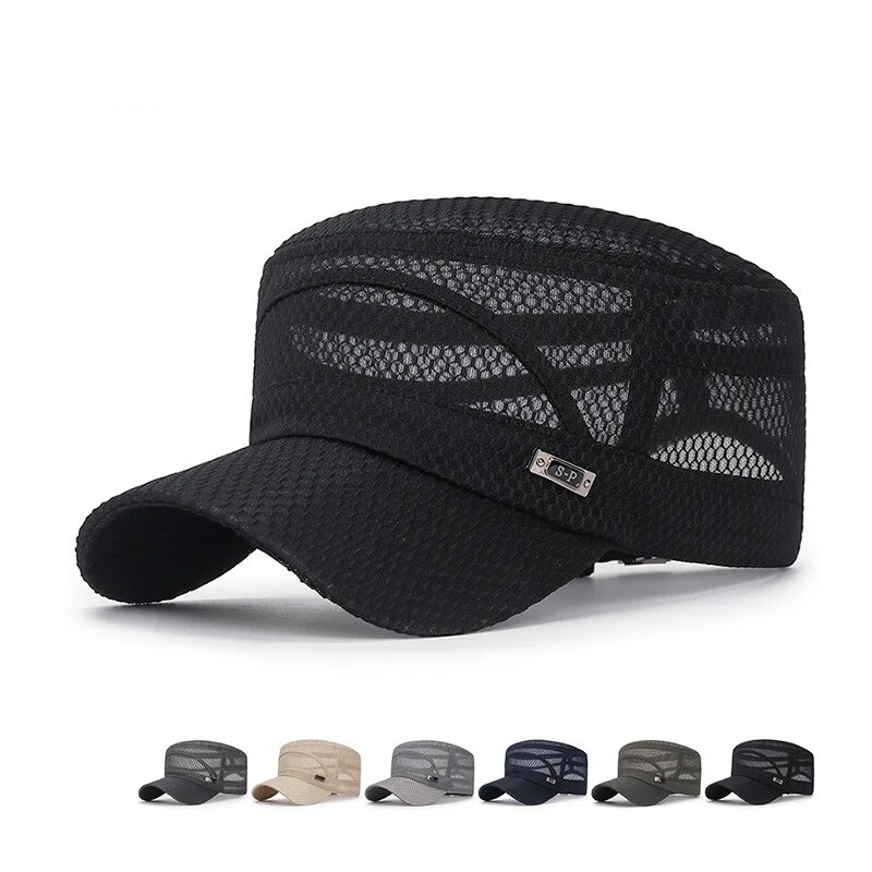 Snapback Hat Flat - Nuovo Cappello Piatto Traspirante in Rete