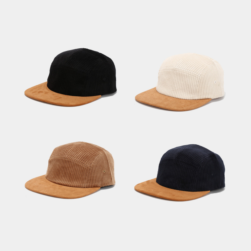 Corduroy Cap 5 Panel - Cappello a 5 Pannelli in Velluto