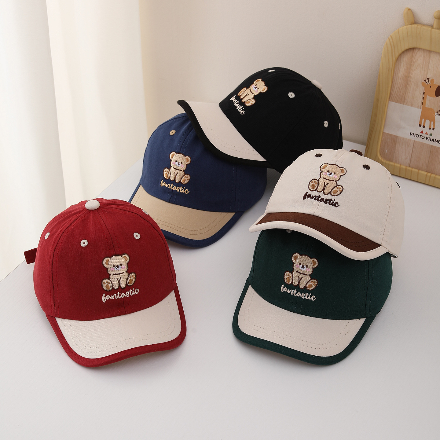 Visor Sun Hat - Cappellino da Baseball per Bambini 52cm,