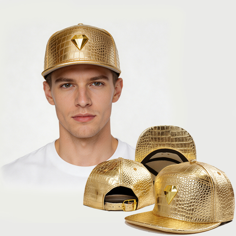 Baseball Cap Structured - Nuovo Cappello da Baseball in Pelle