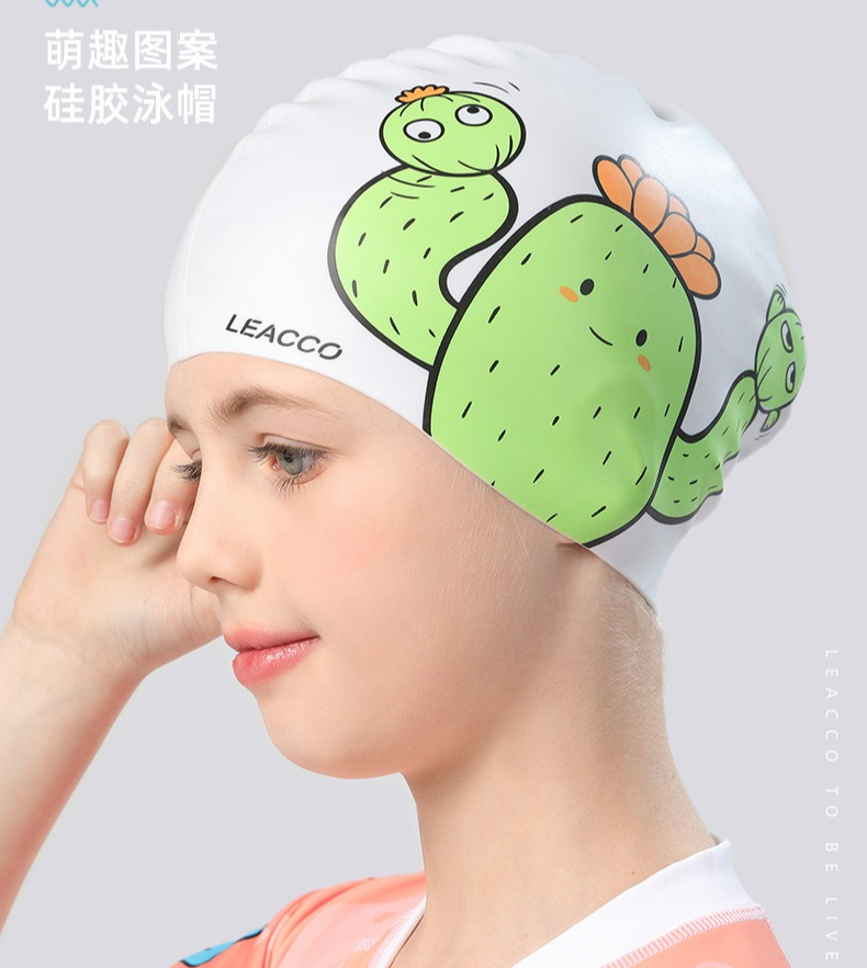Swim Hat Silicone - Cuffia da nuoto in silicone impermeabile