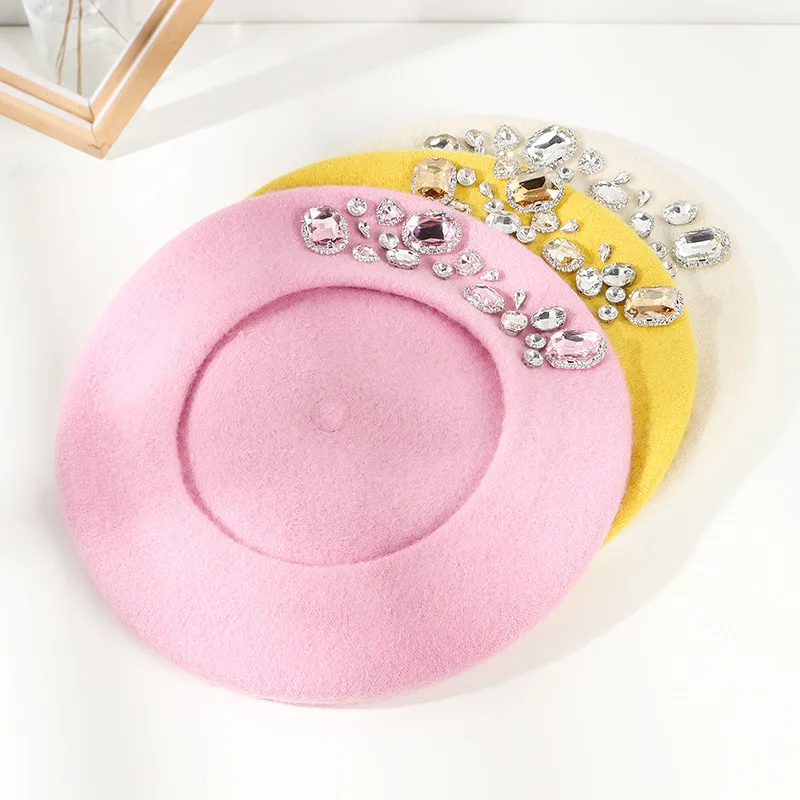 Splendido berretto in lana con - Beret French Wool recensione e prezzo