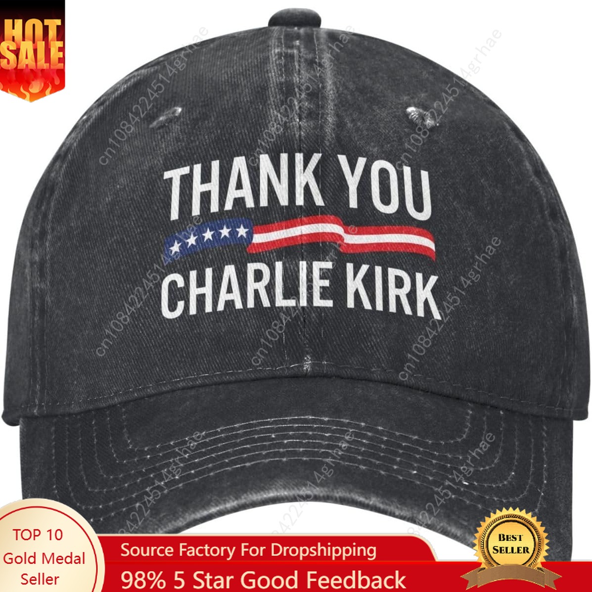 Trewrdt Thank You Charlie Kirk - Dad Hat Cotton recensione e prezzo