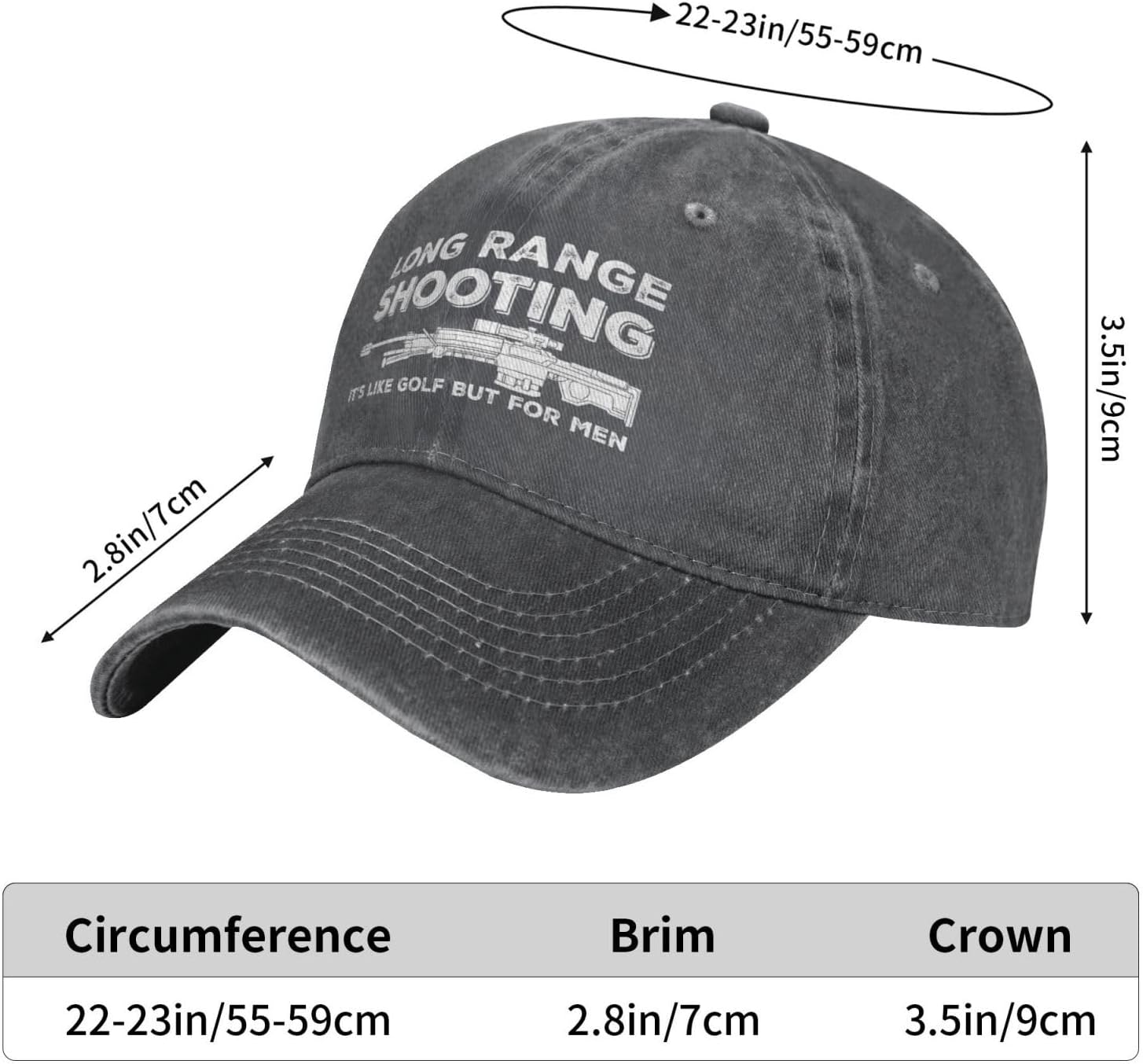Cappello divertente Long range - Golf Cap Dad recensione e prezzo