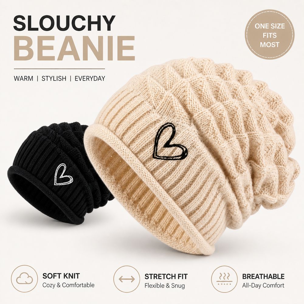 Berretto Invernale Morbido ed  - Beanie Cuffed Knit recensione e prezzo