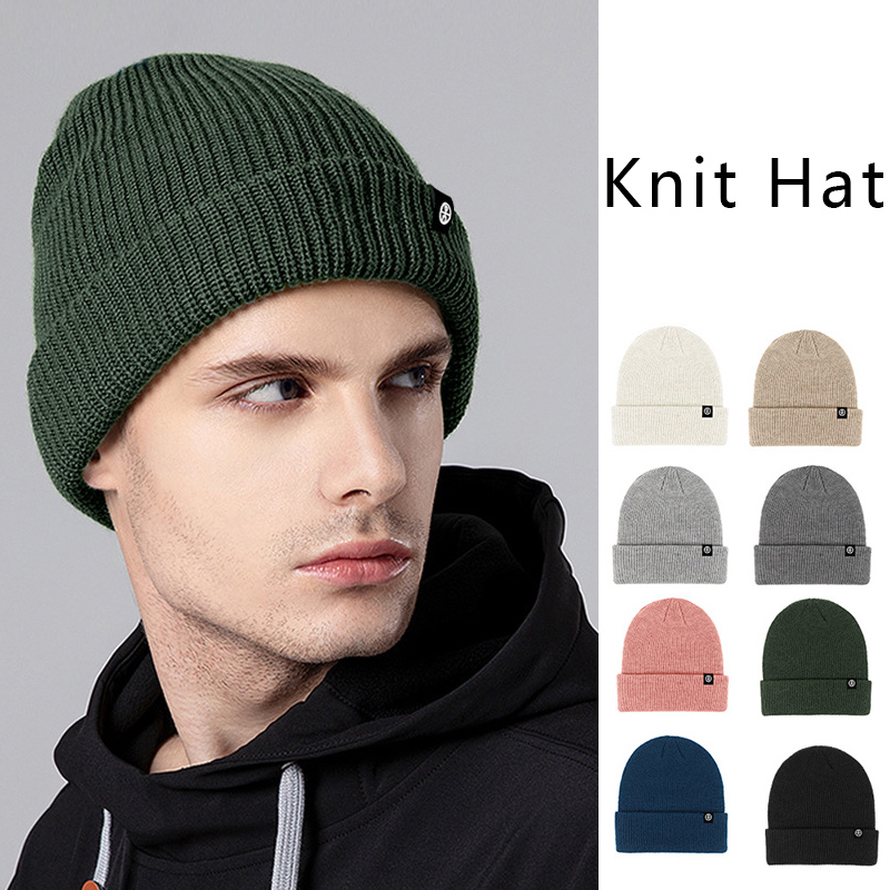 Berretto in Maglia Solida per  - Beanie Cuffed Knit recensione e prezzo