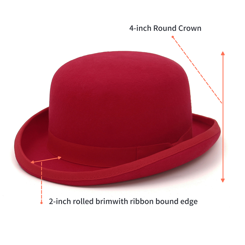 GEMVIE Cappello derby in feltr - Fedora Hat Wool recensione e prezzo