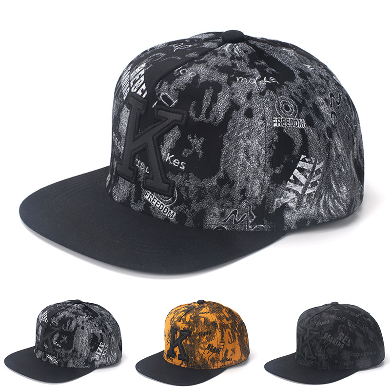 K lettera Hip Hop berretti da  - Snapback Hat Flat recensione e prezzo